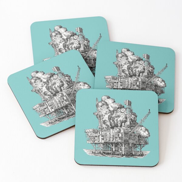 Item preview, Oil Rig designed and sold by Naux | Design & Illustration.