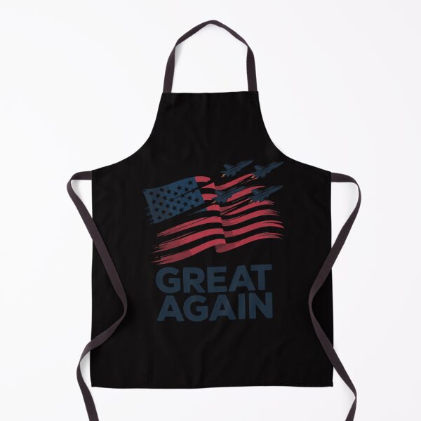 Item preview, Patriotic American Flag and Jets USA GREAT AGAIN designed and sold by Viepenny.