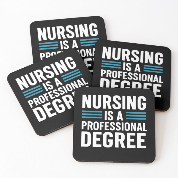Item preview, Nursing Is a Professional Degree – Academic Nurse Quote designed and sold by artcultreone.