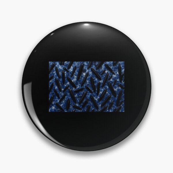 Item preview, Witchy Black Crystals On Midnight Blue Pattern designed and sold by EalpalRicoin.