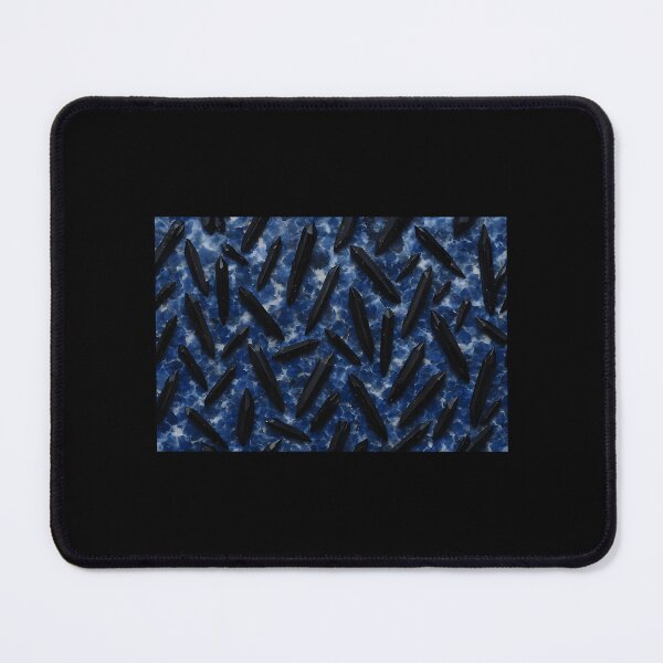 Item preview, Witchy Black Crystals On Midnight Blue Pattern designed and sold by EalpalRicoin.