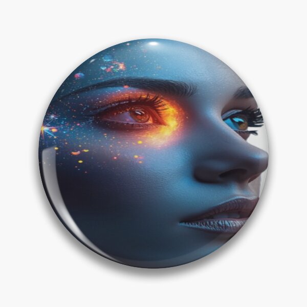 Item preview, Hyperrealistic Cosmic Fantasy Portrait designed and sold by TFM-Fashion.