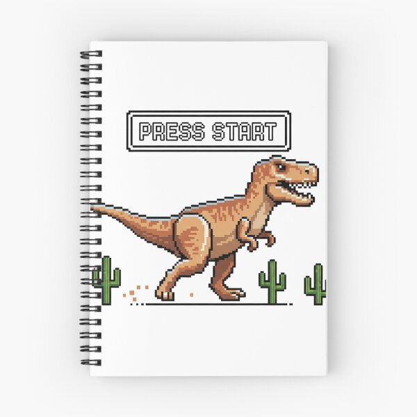 Item preview, Pixel T-Rex Runner – Retro Dinosaur Game Style Design designed and sold by DinoPrints-shop.