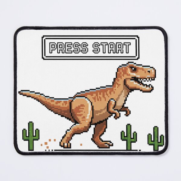 Item preview, Pixel T-Rex Runner – Retro Dinosaur Game Style Design designed and sold by DinoPrints-shop.