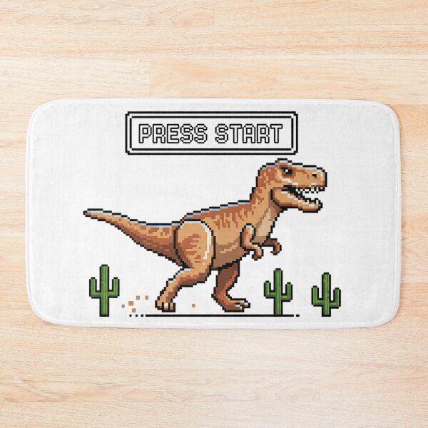 Item preview, Pixel T-Rex Runner – Retro Dinosaur Game Style Design designed and sold by DinoPrints-shop.
