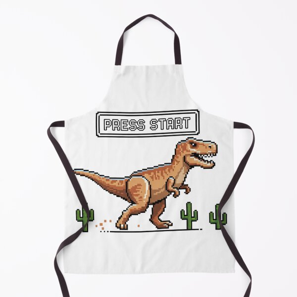 Item preview, Pixel T-Rex Runner – Retro Dinosaur Game Style Design designed and sold by DinoPrints-shop.