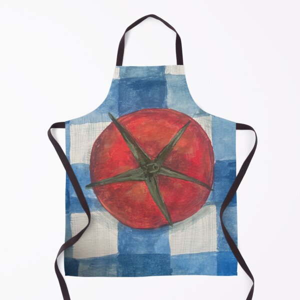 Item preview, tomato on picnic blanket gouache painting designed and sold by June Clancy.