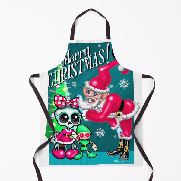 Item preview, Skullie and Boop Secret Santa designed and sold by MetroINKbooks.