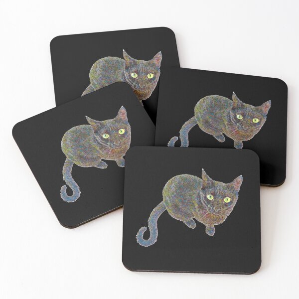 Item preview, Mosaic Black Cat designed and sold by MarMarPhoto.