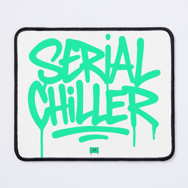 Item preview, Serial Chiller Graffiti Street Art Typography designed and sold by WHITE FLAME PRINTS.