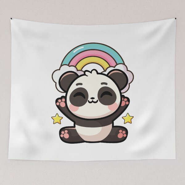 Item preview, Joyful Rainbow Panda designed and sold by yuki-hana.