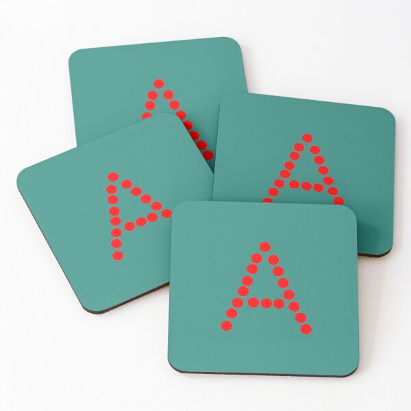 Item preview, Red Dots Alphabet A designed and sold by MAMA LXXVIII: Unique Arts Projects by Marsailhe.