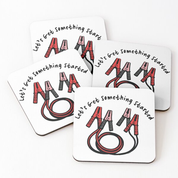 Item preview, Let’s Get Something Started - Jumper Cable Design designed and sold by Automotive Art by Greg.