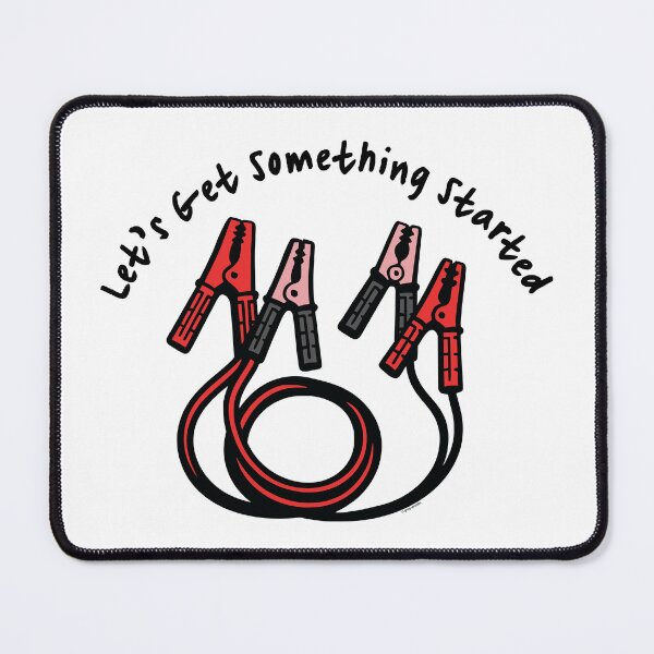 Item preview, Let’s Get Something Started - Jumper Cable Design designed and sold by Automotive Art by Greg.