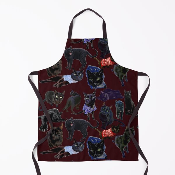 Item preview, Ares Von Meow (The Black Cat From Sioux City, IA) Collage designed and sold by MarMarPhoto.