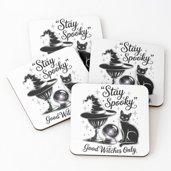 Item preview, Stay Spooky Black Cat Good Witches Only designed and sold by EalpalRicoin.
