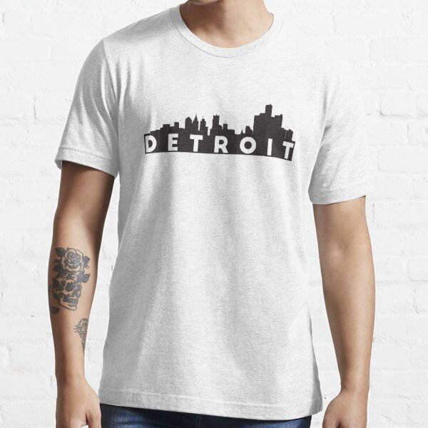 Retro Lions Football Fan Vintage Detroit Skyline Essential T-Shirt for  Sale by pixeljamz