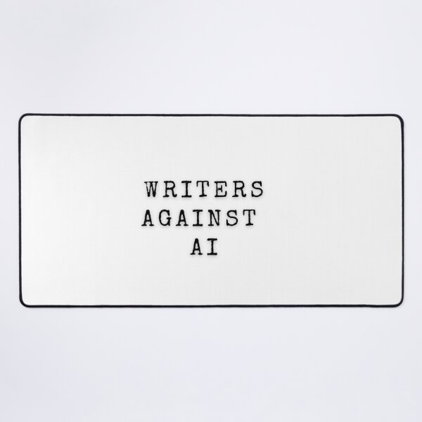 Item preview, Writers Against AI | Writers | Editors | Grammar | Punctuation | ChatGPT | Artificial Intelligence designed and sold by Scrappy Gardeners.
