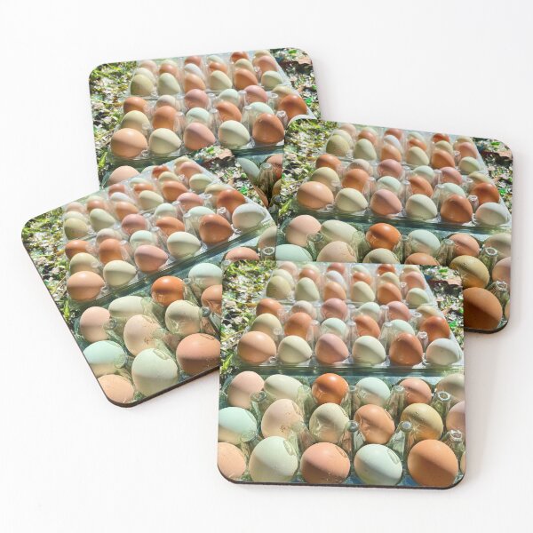 Item preview, Pastel Farm Eggs in Sunlight designed and sold by TrisaThyme.