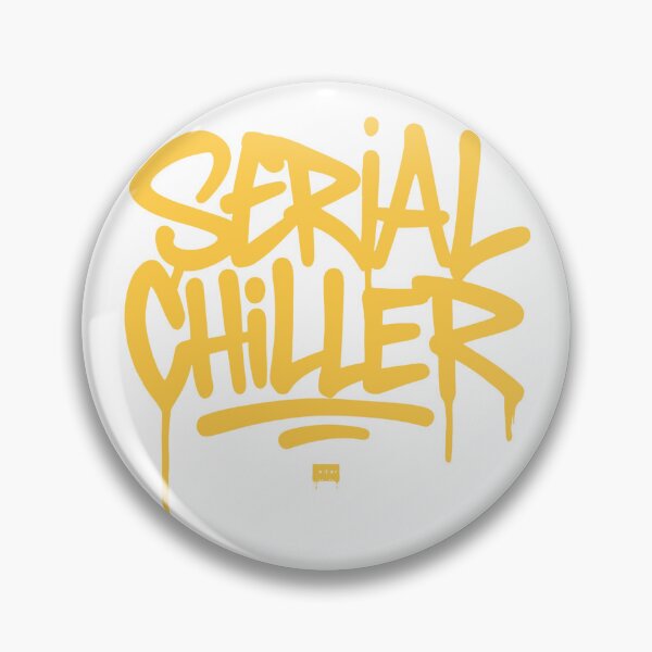 Item preview, Serial Chiller Graffiti Street Art Typography designed and sold by WHITE FLAME PRINTS.