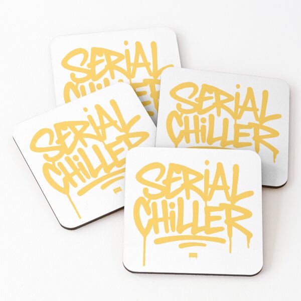 Item preview, Serial Chiller Graffiti Street Art Typography designed and sold by WHITE FLAME PRINTS.
