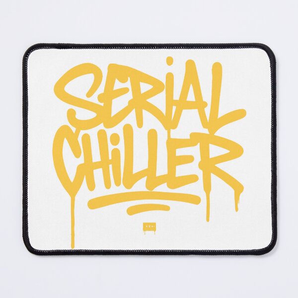 Item preview, Serial Chiller Graffiti Street Art Typography designed and sold by WHITE FLAME PRINTS.