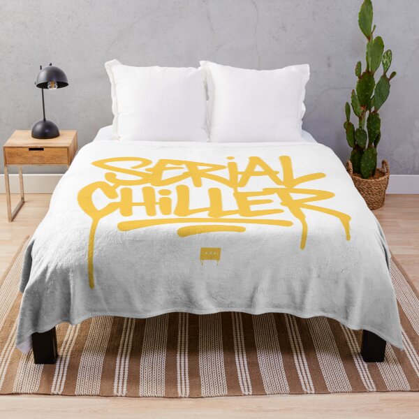 Item preview, Serial Chiller Graffiti Street Art Typography designed and sold by WHITE FLAME PRINTS.