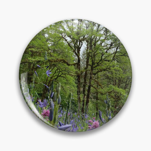 Item preview, Camas lily and red clover meadow designed and sold by EricaVollmer.