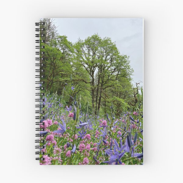 Item preview, Camas lily and red clover meadow designed and sold by EricaVollmer.