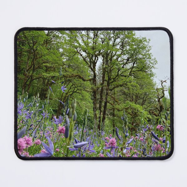 Item preview, Camas lily and red clover meadow designed and sold by EricaVollmer.
