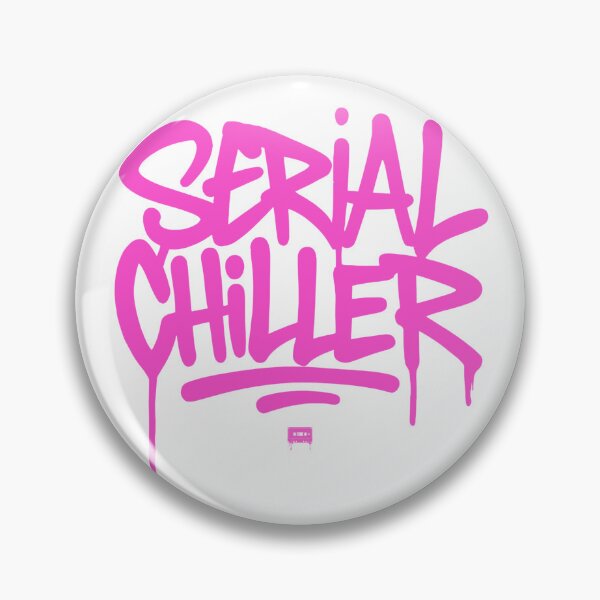 Item preview, Serial Chiller Graffiti Street Art Typography designed and sold by WHITE FLAME PRINTS.