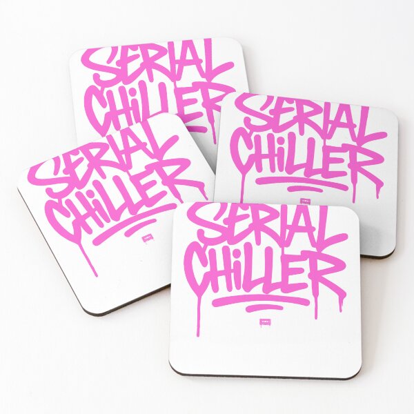 Item preview, Serial Chiller Graffiti Street Art Typography designed and sold by WHITE FLAME PRINTS.