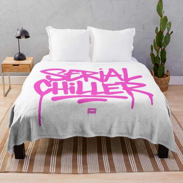 Item preview, Serial Chiller Graffiti Street Art Typography designed and sold by WHITE FLAME PRINTS.