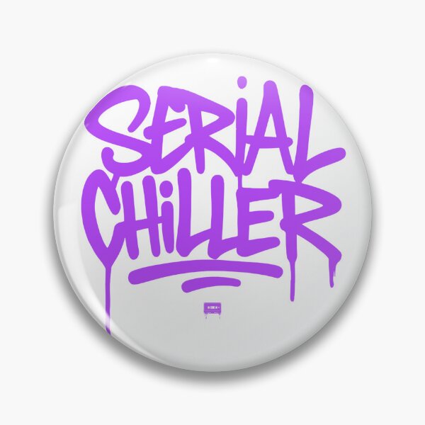 Item preview, Serial Chiller Graffiti Street Art Typography designed and sold by WHITE FLAME PRINTS.