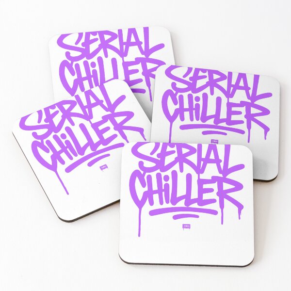 Item preview, Serial Chiller Graffiti Street Art Typography designed and sold by WHITE FLAME PRINTS.