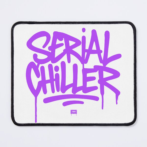 Item preview, Serial Chiller Graffiti Street Art Typography designed and sold by WHITE FLAME PRINTS.