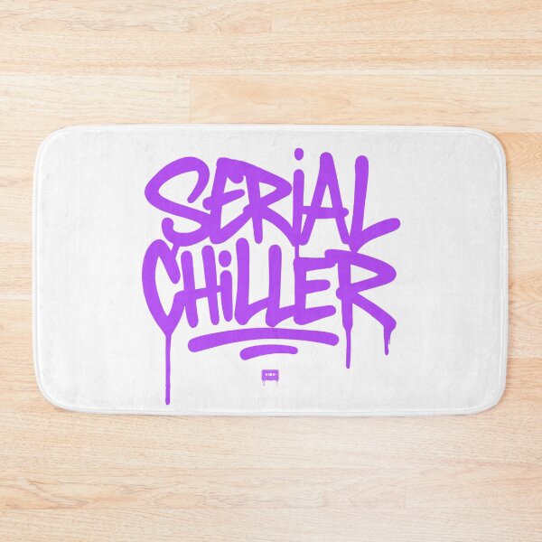Item preview, Serial Chiller Graffiti Street Art Typography designed and sold by WHITE FLAME PRINTS.