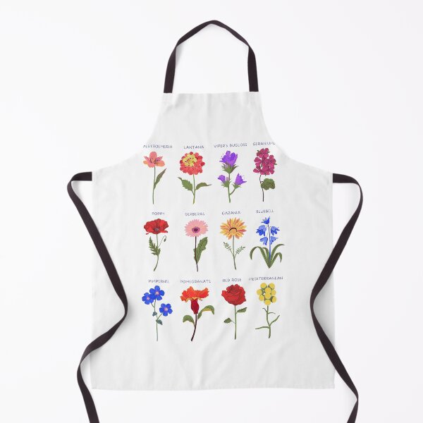 Item preview, 12 Simple, Vibrant, Flowers - T Shirt, sticker, notebook design designed and sold by MorningDragon.