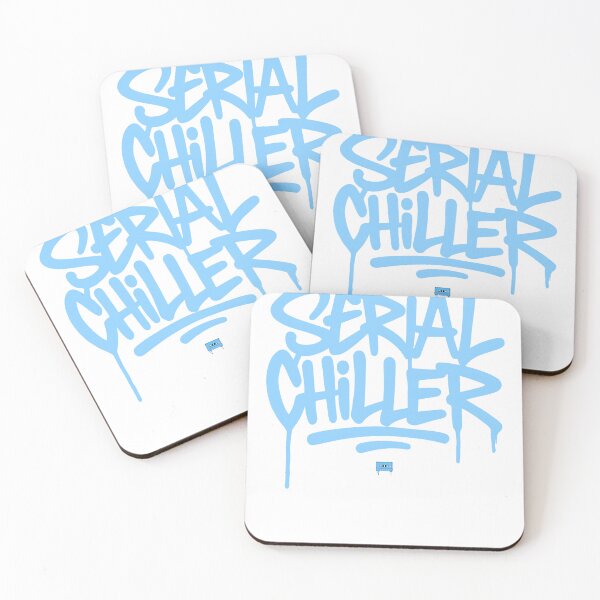 Item preview, Serial Chiller Graffiti Street Art Typography designed and sold by WHITE FLAME PRINTS.