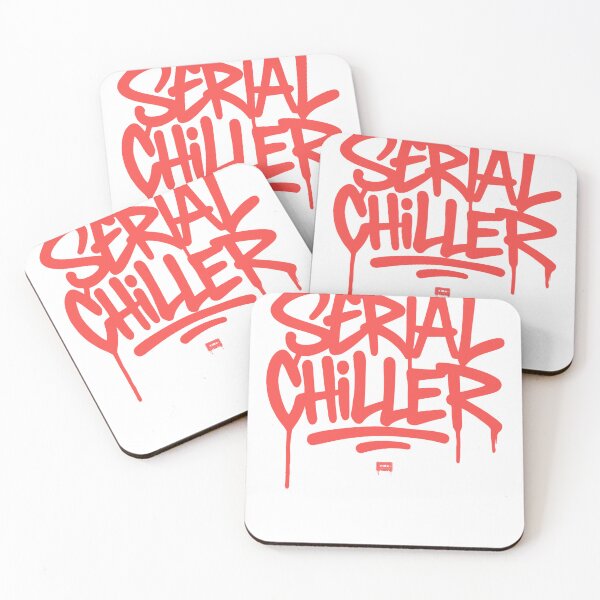 Item preview, Serial Chiller Graffiti Street Art Typography designed and sold by WHITE FLAME PRINTS.