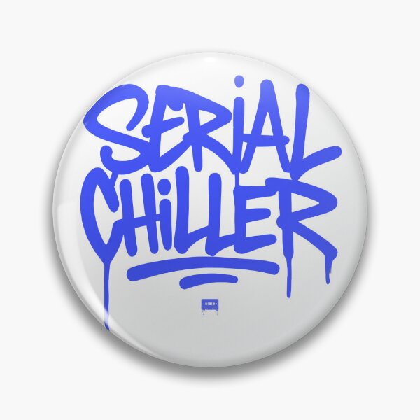 Item preview, Serial Chiller Graffiti Street Art Typography designed and sold by WHITE FLAME PRINTS.