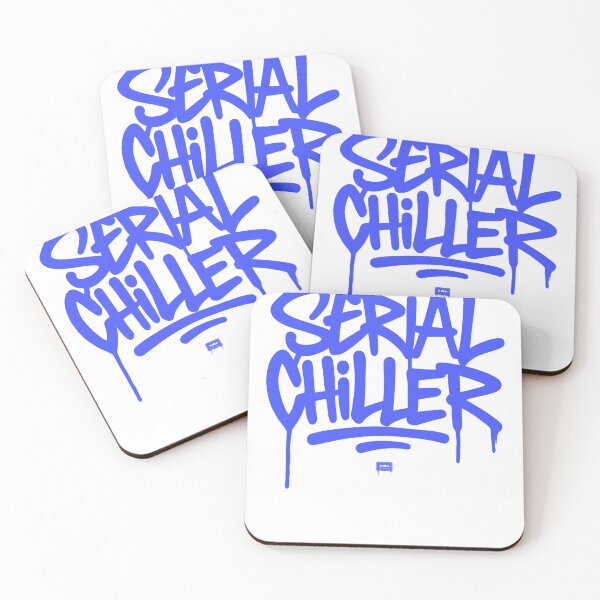 Item preview, Serial Chiller Graffiti Street Art Typography designed and sold by WHITE FLAME PRINTS.