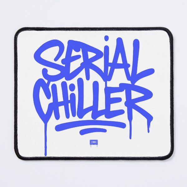 Item preview, Serial Chiller Graffiti Street Art Typography designed and sold by WHITE FLAME PRINTS.