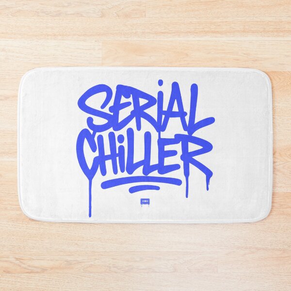 Item preview, Serial Chiller Graffiti Street Art Typography designed and sold by WHITE FLAME PRINTS.