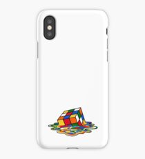 Melting Rubiks Cube: Sheldon from 'The Big Bang Theory' Cool Nerdy Gift Ideas! iPhone Case
