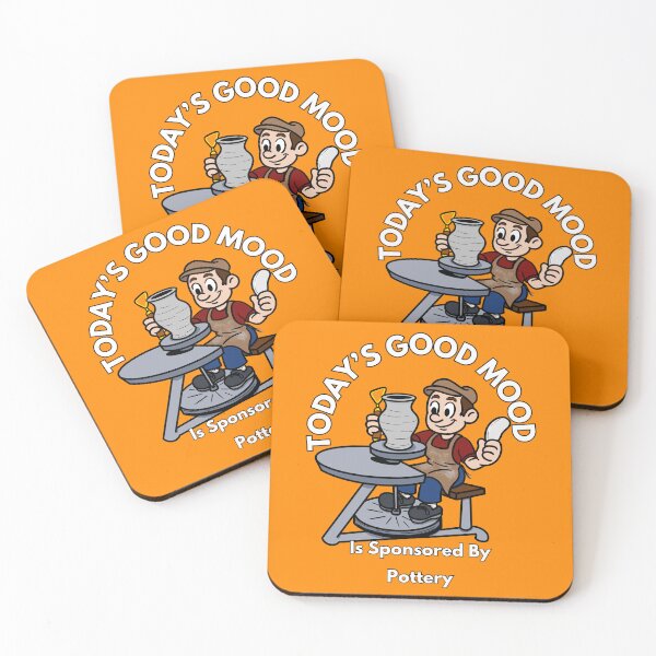 Item preview, Today’s Good Mood Is Sponsored By Pottery  designed and sold by Kate Miller Illustrator.
