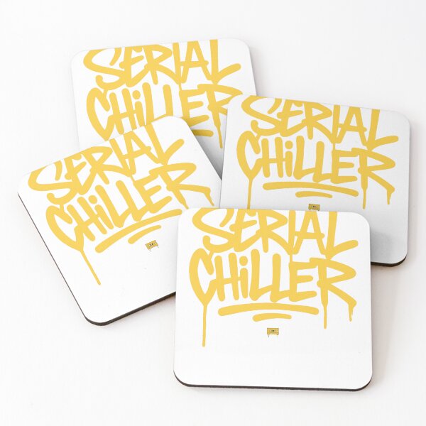 Item preview, Serial Chiller Graffiti Street Art Typography designed and sold by WHITE FLAME PRINTS.