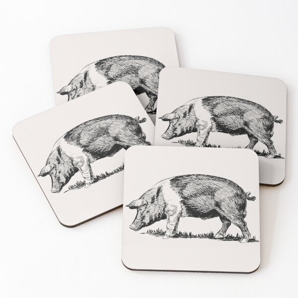 Item preview, Vintage Pig designed and sold by BlueSpecsStudio.