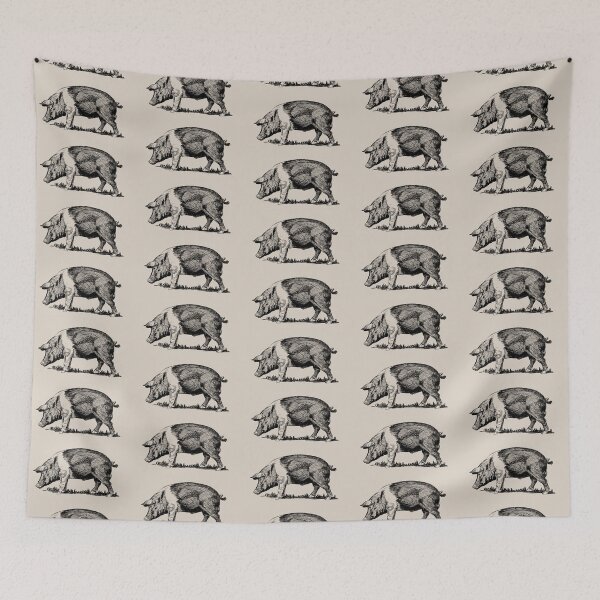 Item preview, Vintage Pig designed and sold by BlueSpecsStudio.