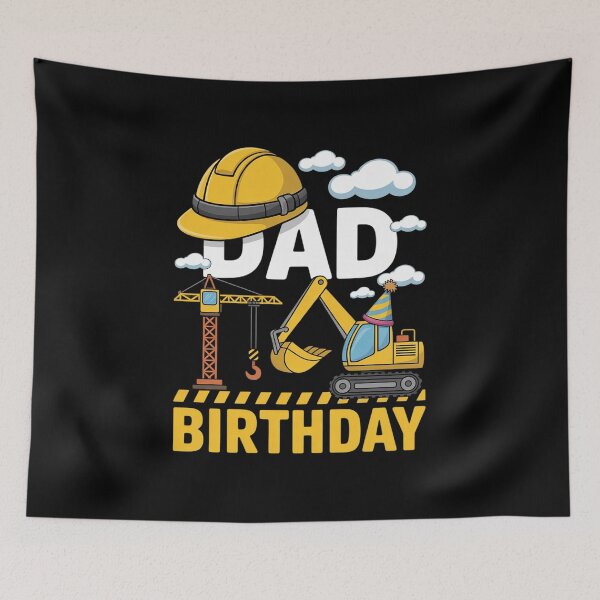 Item preview, Mom and Dad Construction Birthday Boys Toddler Kids Family  designed and sold by KonstanKoraner.